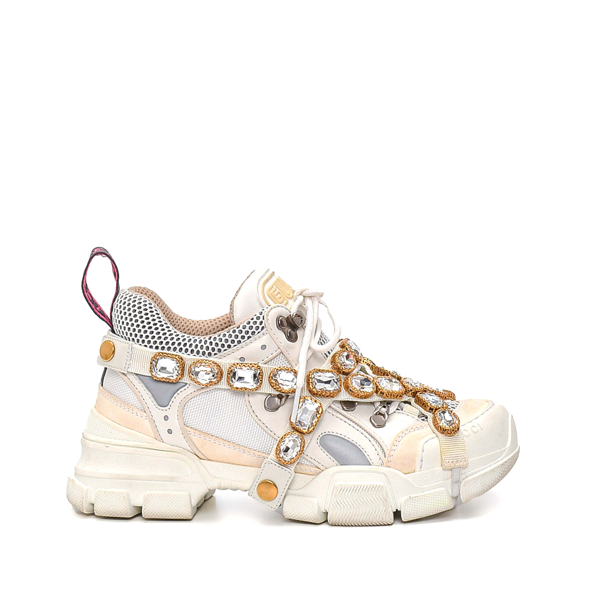 Gucci - Flashtrek Sneaker  Removable Crystals Sneakers